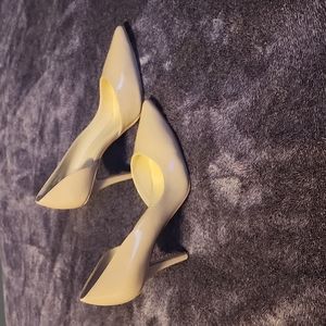 Nine west nude open arch pumps size 8